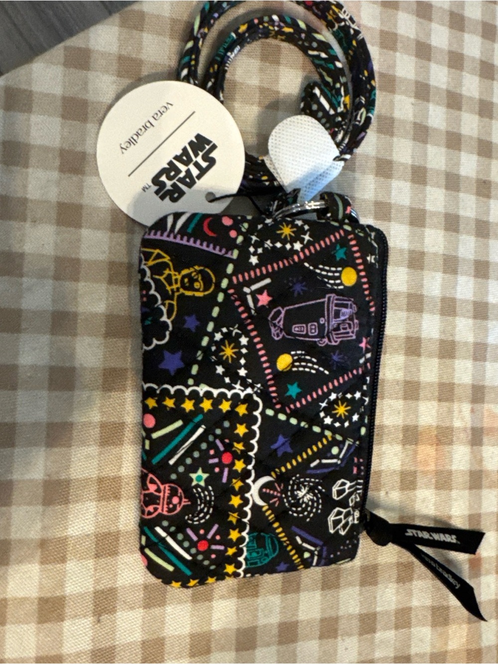 Vera Bradley Star Wars Lanyard Cardholder - Black Multicolor